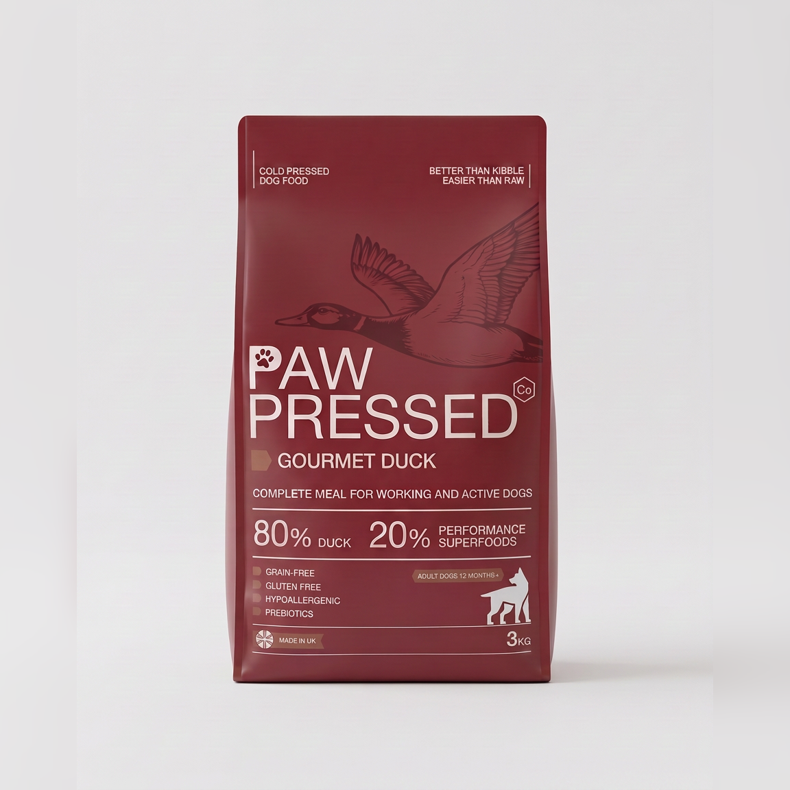 Cold-Pressed Dog Food – Duck